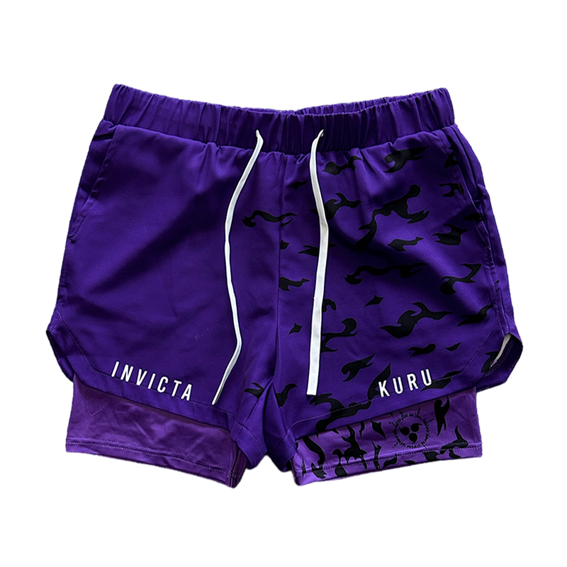 Curse Mark Performance Shorts - Purple